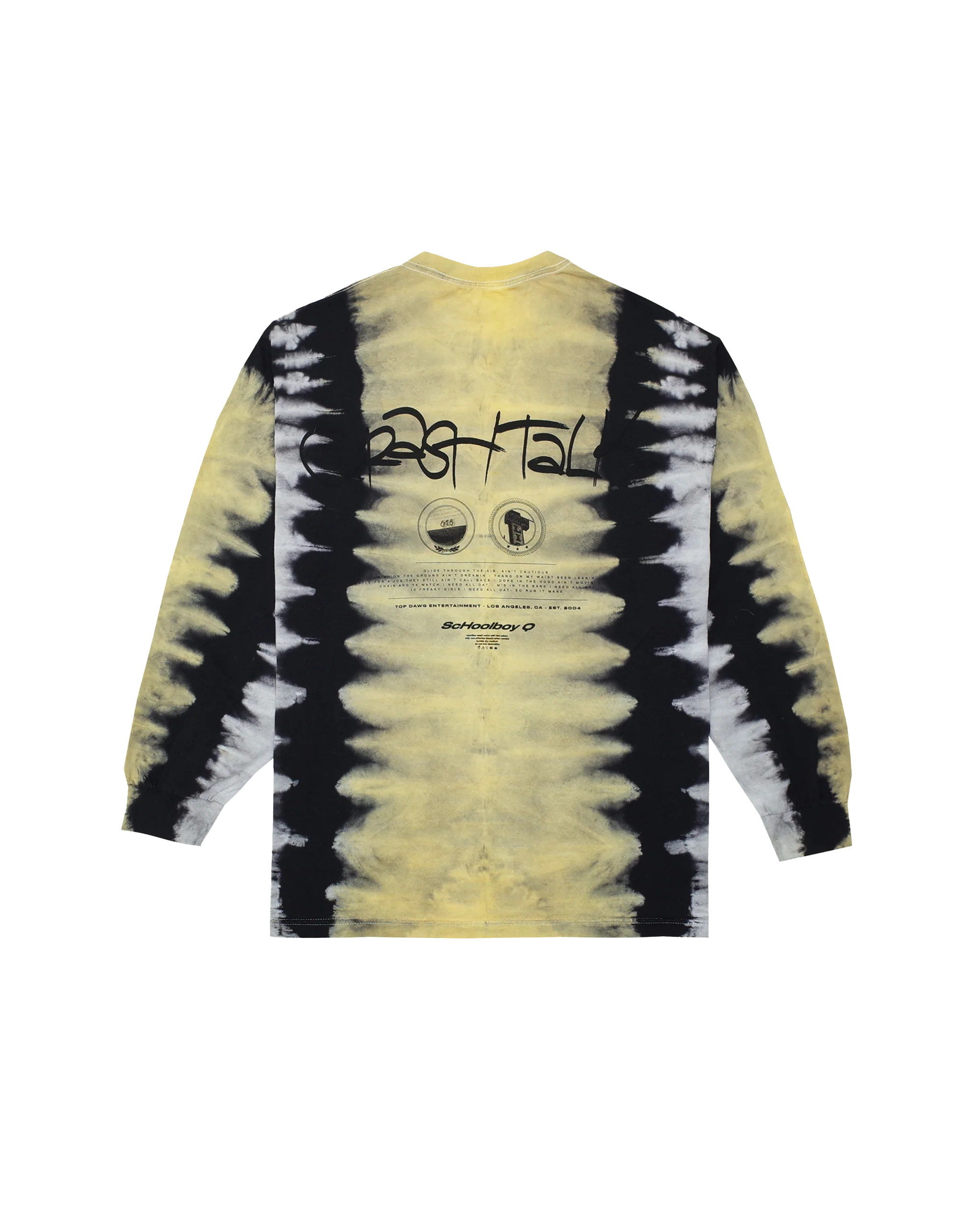 CrasH Talk Tie Dye L/S T-Shirt (Yellow) - Image 2