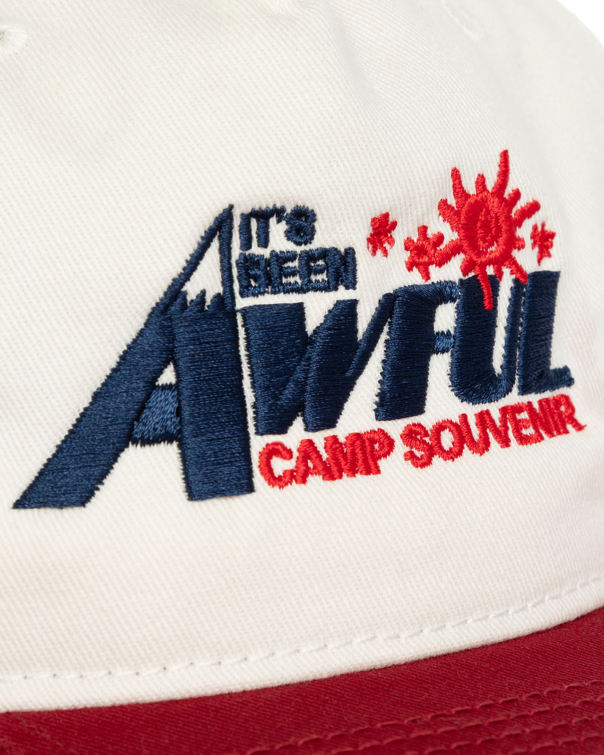 Isaiah Rashad - Awful Camp Souvenir Hat (Red) - Image 2