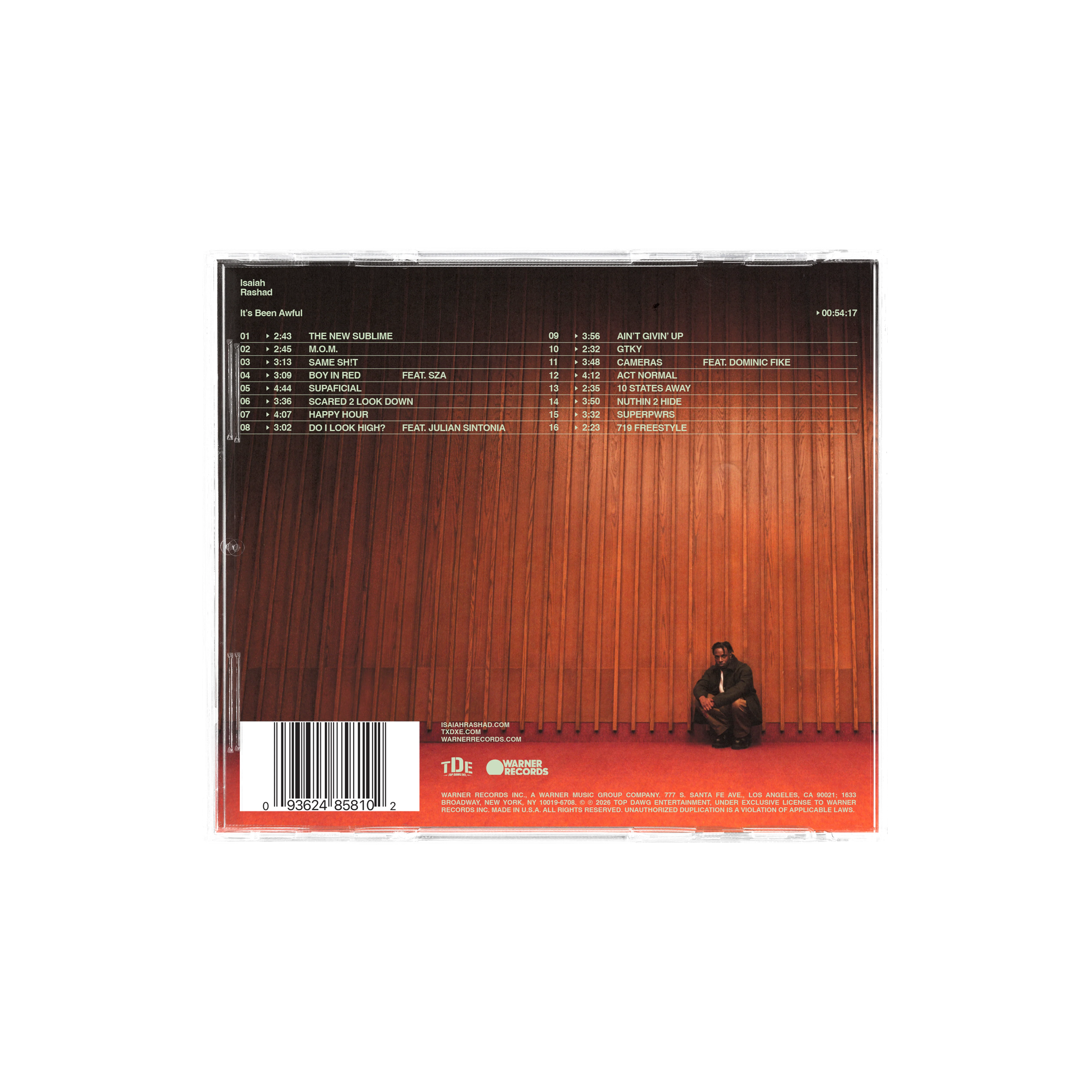 Isaiah Rashad - It's Been Awful CD Fan Pack - Image 3