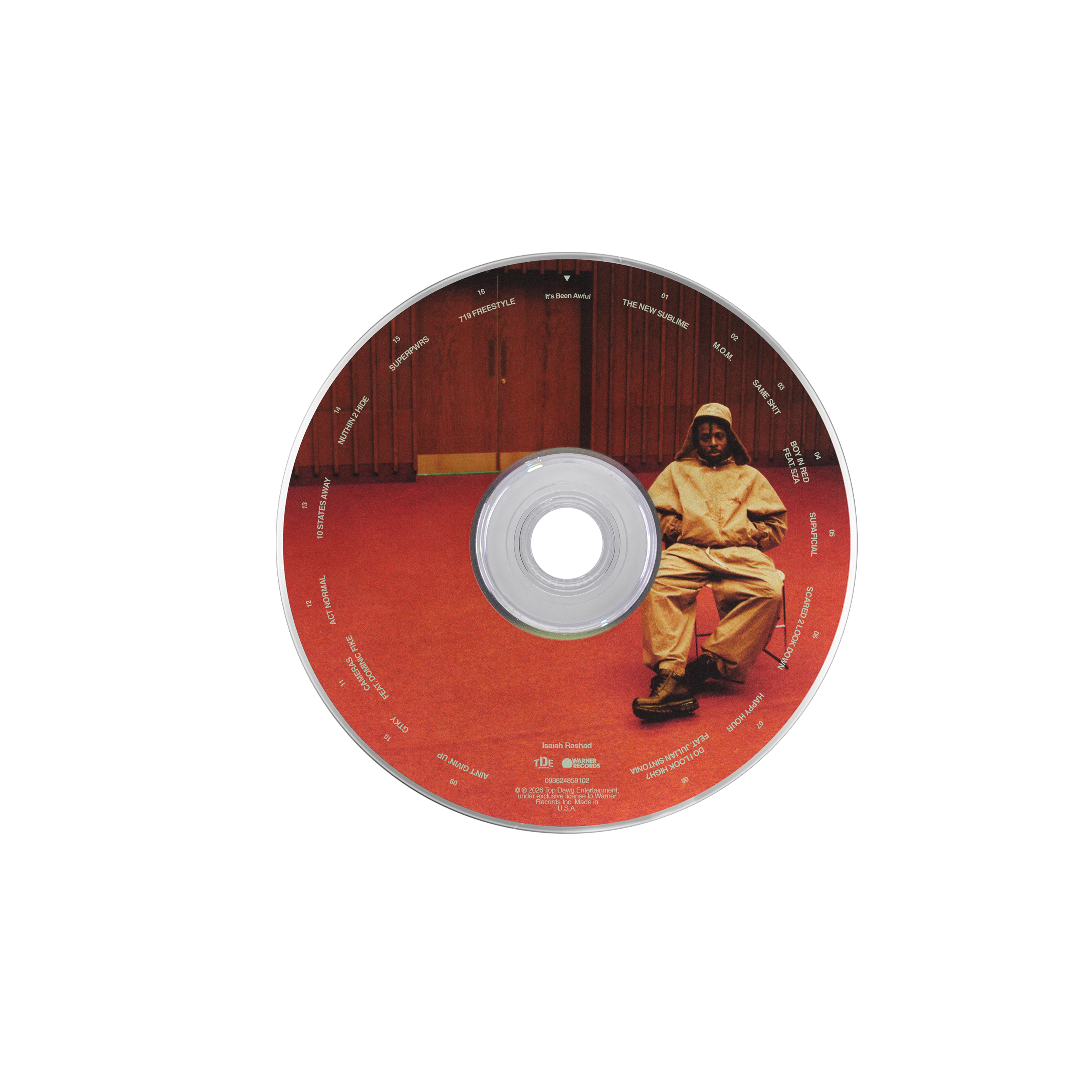 Isaiah Rashad - It's Been Awful Signed CD - Image 4