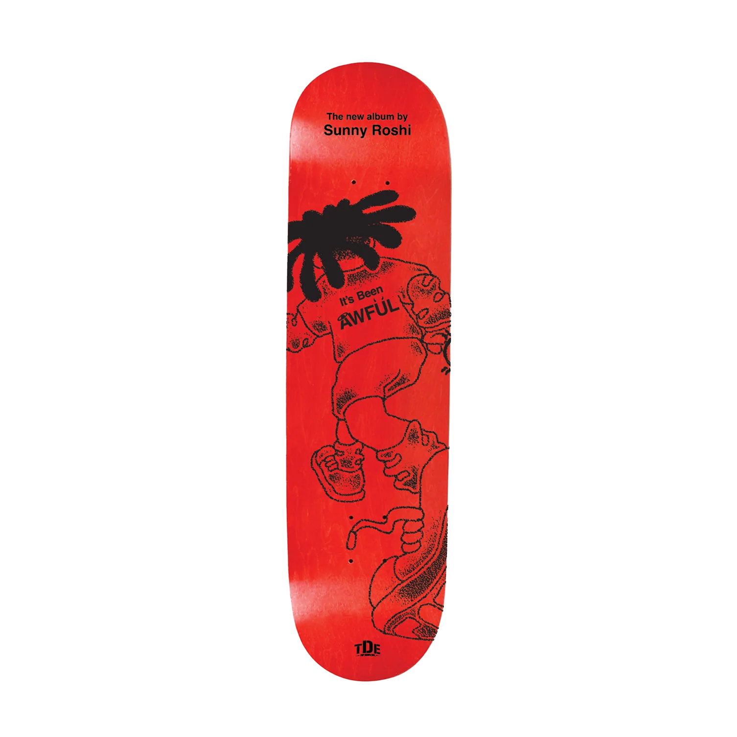 Isaiah Rashad - Man On A Mission Skate Deck